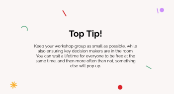 Innovation workshop top tip 1