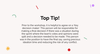 Innovation workshop top tip 2